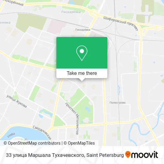 33 улица Маршала Tухачевского map