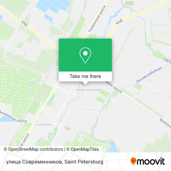 улица Современников map