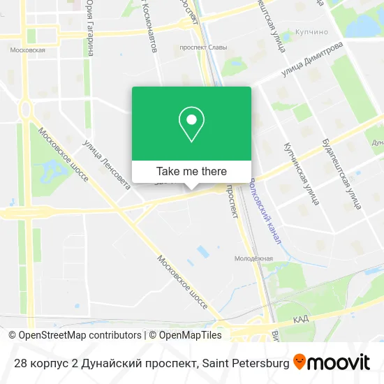 28 корпус 2 Дунайский проспект map