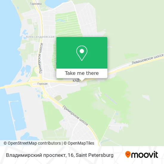 Владимирский проспект, 16 map