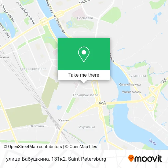 улица Бабушкина, 131к2 map