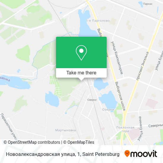 Новоалександровская улица, 1 map