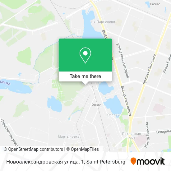 Новоалександровская улица, 1 map