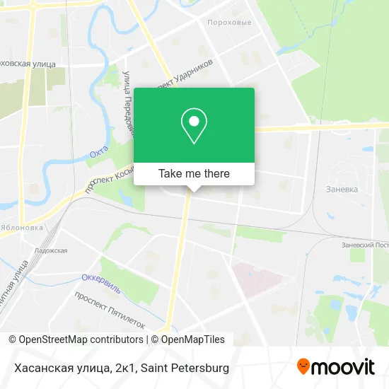 Хасанская улица, 2к1 map