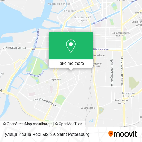 улица Ивана Черных, 29 map