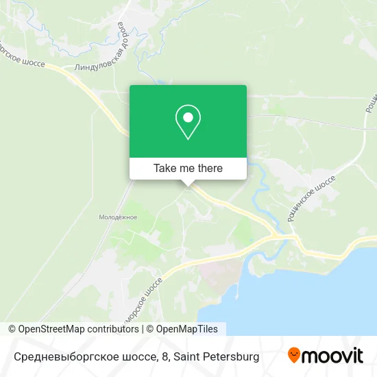 Средневыборгское шоссе, 8 map