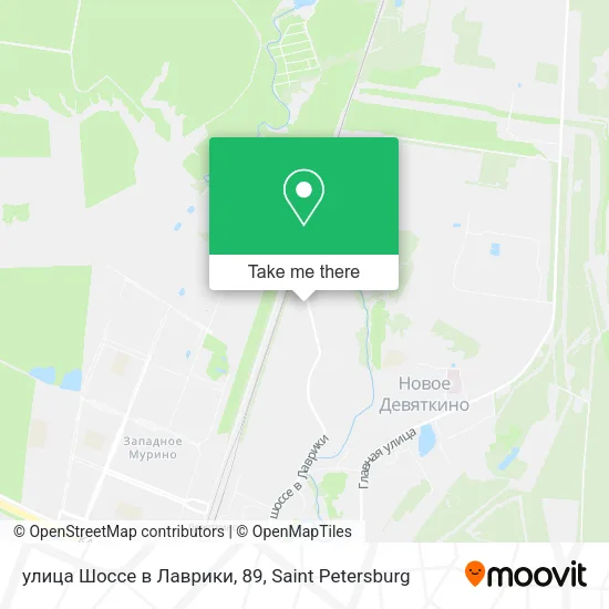 улица Шоссе в Лаврики, 89 map