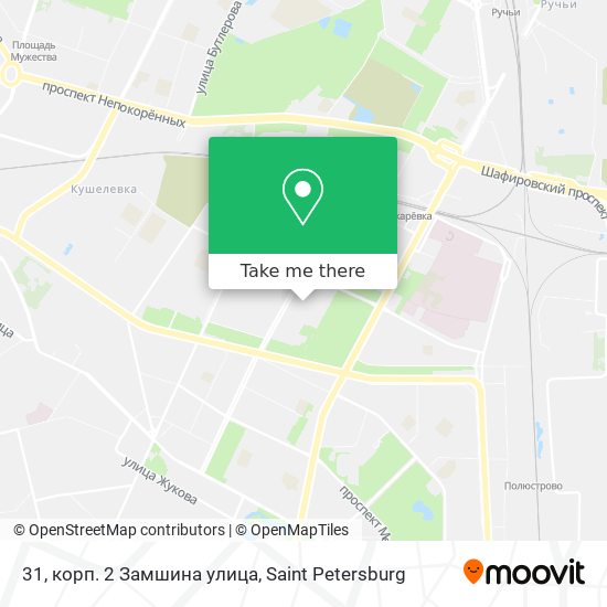31, корп. 2 Замшина улица map