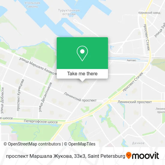 проспект Маршала Жукова, 33к3 map