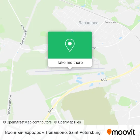 Военный аэродром Левашово map