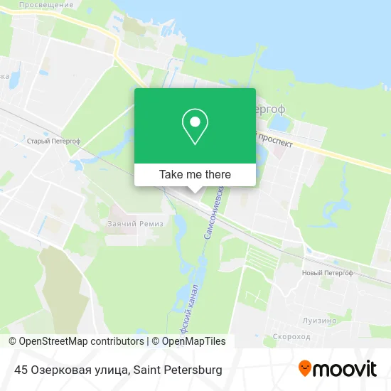 45 Озерковая улица map
