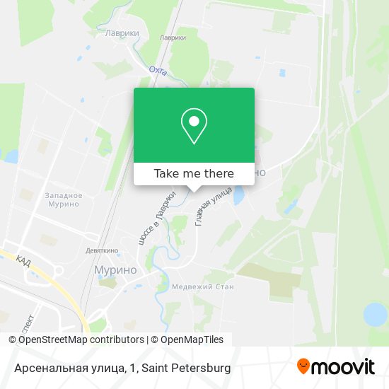 Арсенальная улица, 1 map