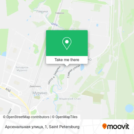 Арсенальная улица, 1 map