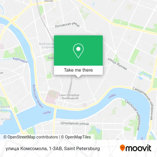 улица Комсомола, 1-3АВ map