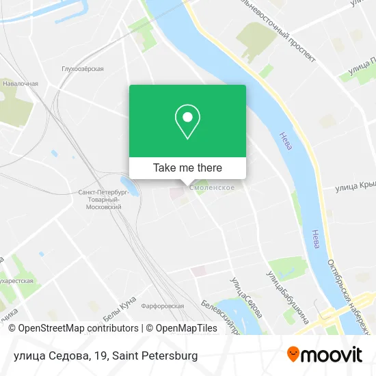 улица Седова, 19 map