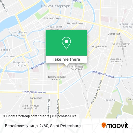 Верейская улица, 2/60 map