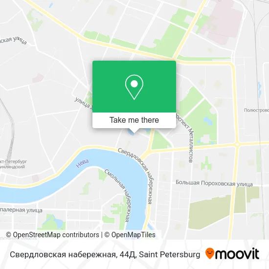 Свердловская набережная, 44Д map