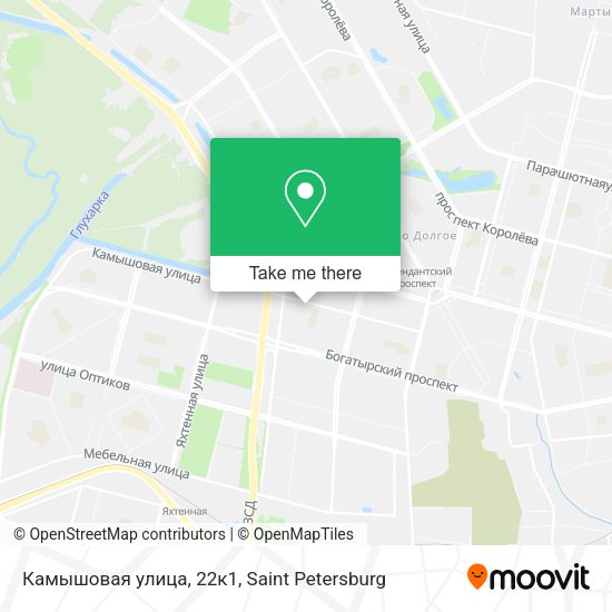 Камышовая улица, 22к1 map