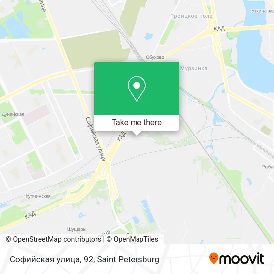 Софийская улица, 92 map
