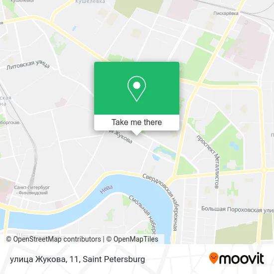 улица Жукова, 11 map