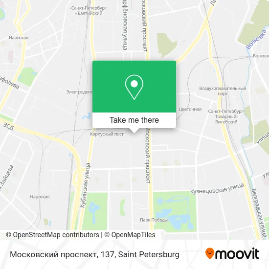 Московский проспект, 137 map