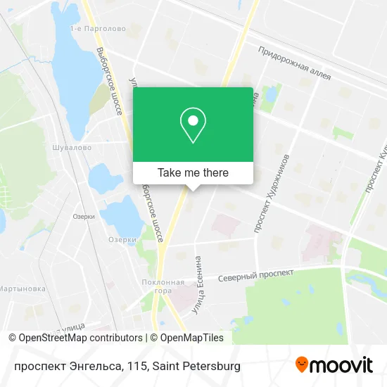 проспект Энгельса, 115 map