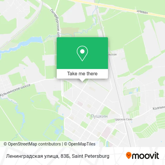 Ленинградская улица, 83Б map