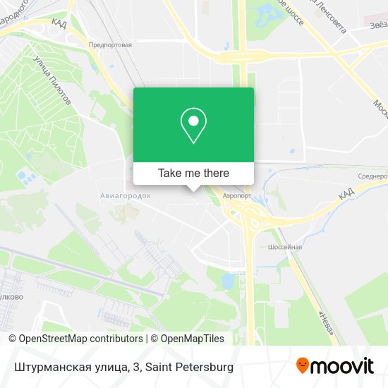 Штурманская улица, 3 map
