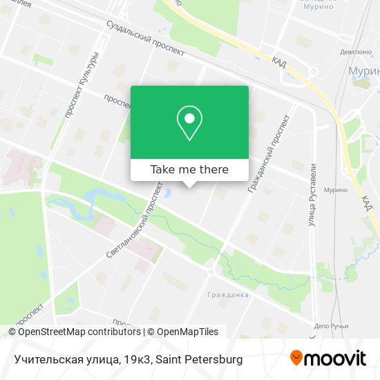 Учительская улица, 19к3 map
