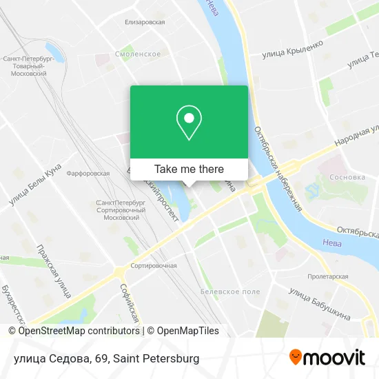 улица Седова, 69 map