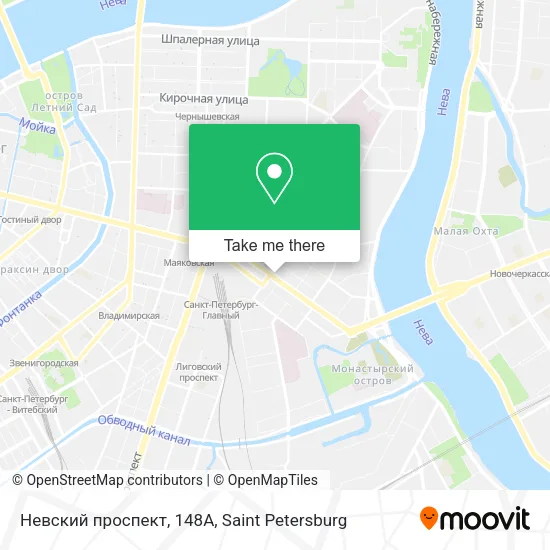 Невский проспект, 148А map