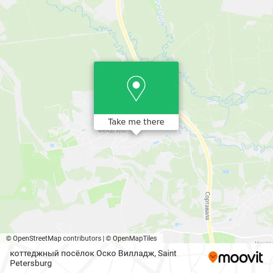 коттеджный посёлок Оско Вилладж map