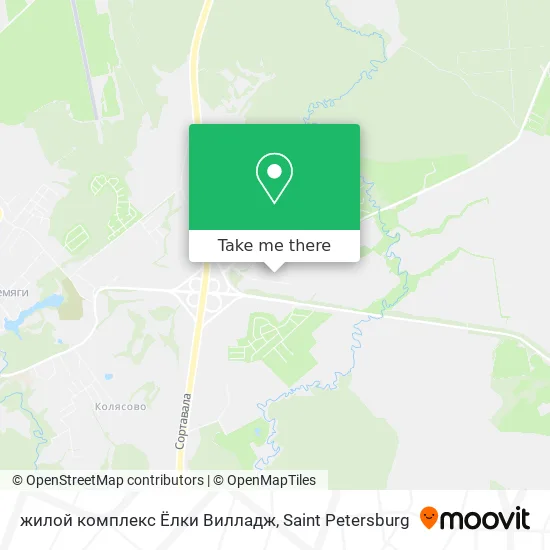 жилой комплекс Ёлки Вилладж map