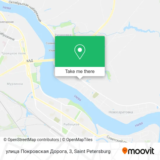 улица Покровская Дорога, 3 map