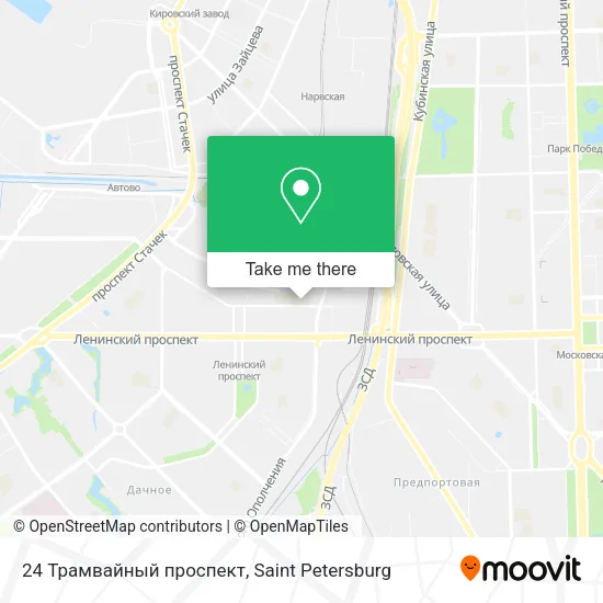 24 Трамвайный проспект map