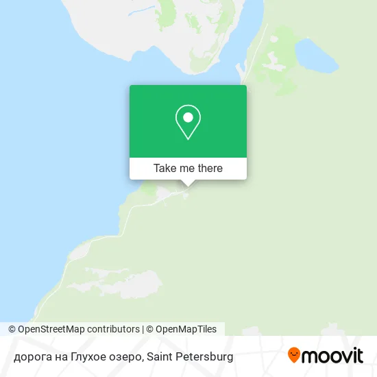 дорога на Глухое озеро map