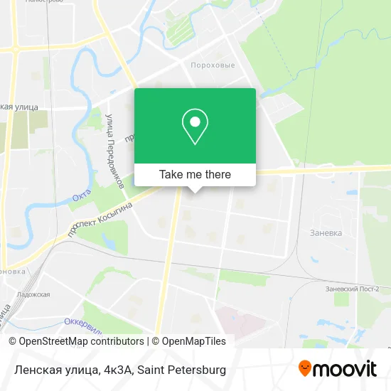 Ленская улица, 4к3А map