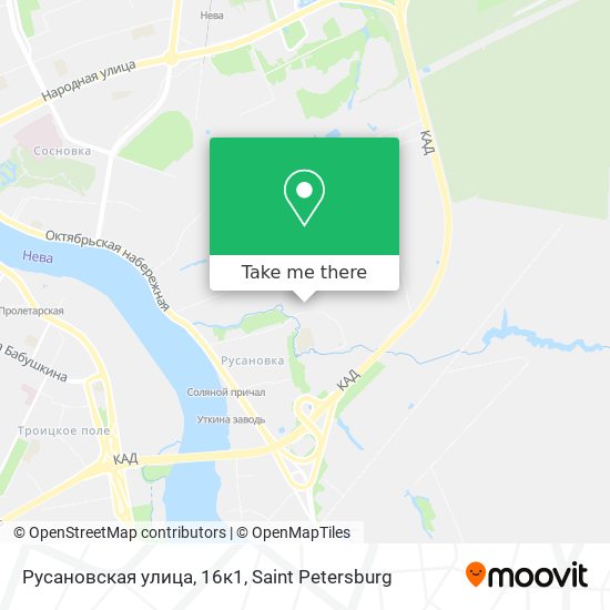 Русановская улица, 16к1 map