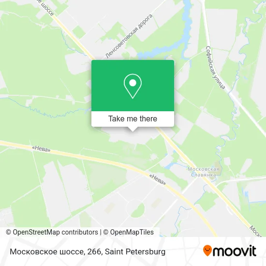 Московское шоссе, 266 map