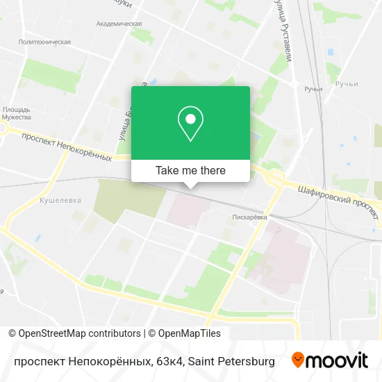 проспект Непокорённых, 63к4 map