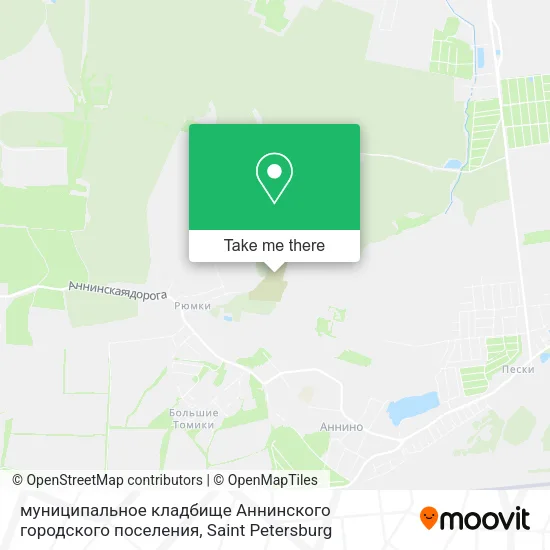 муниципальное кладбище Аннинского городского поселения map