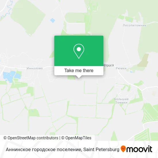 Аннинское городское поселение map