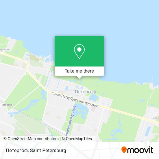 Петергоф map