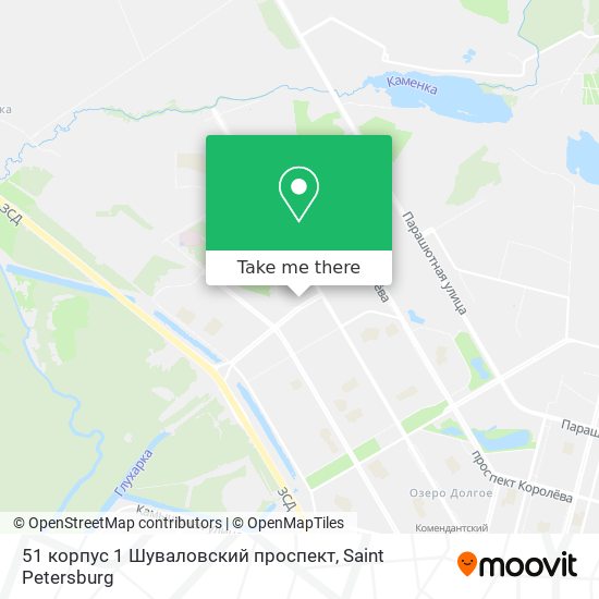 51 корпус 1 Шуваловский проспект map