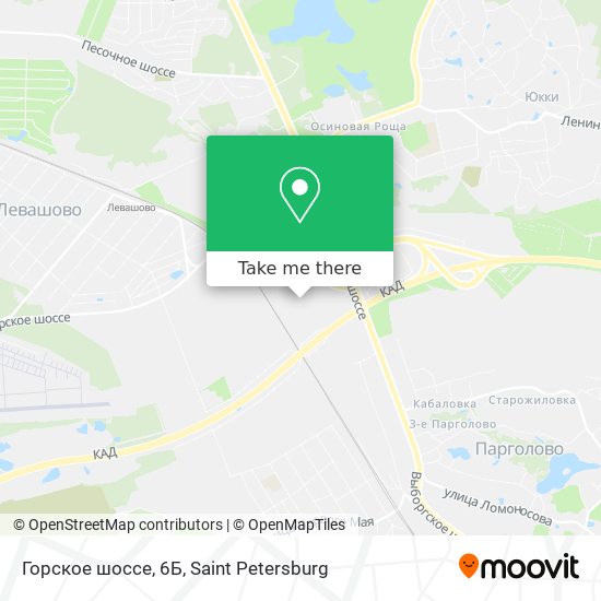 Горское шоссе, 6Б map