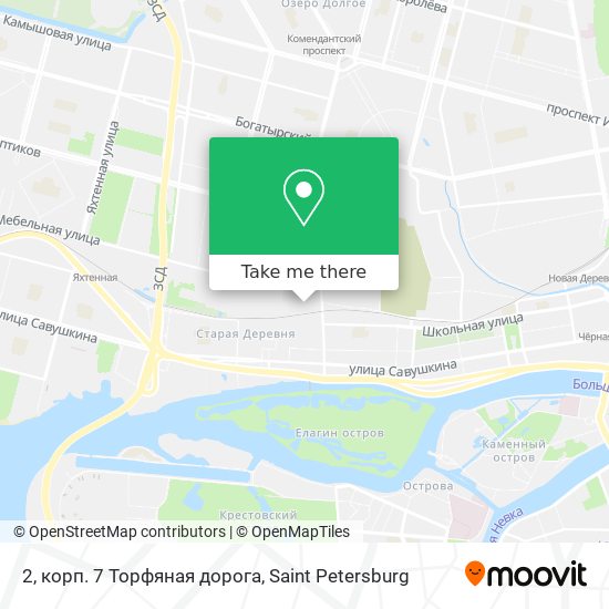 2, корп. 7 Торфяная дорога map