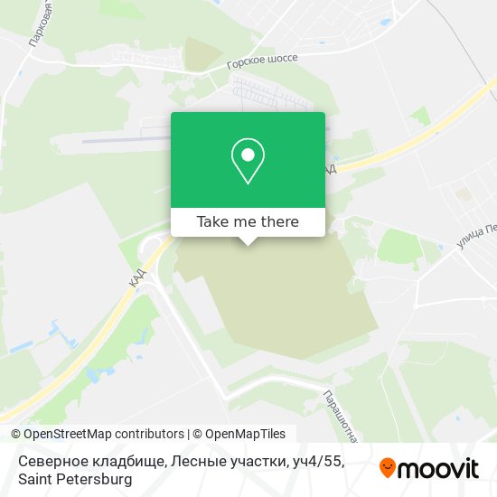 Северное кладбище, Лесные участки, уч4 / 55 map