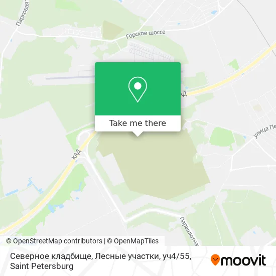 Северное кладбище, Лесные участки, уч4 / 55 map