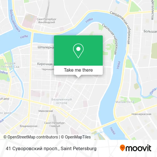 41 Суворовский просп. map