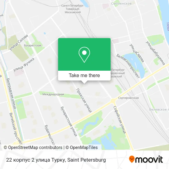 22 корпус 2 улица Турку map